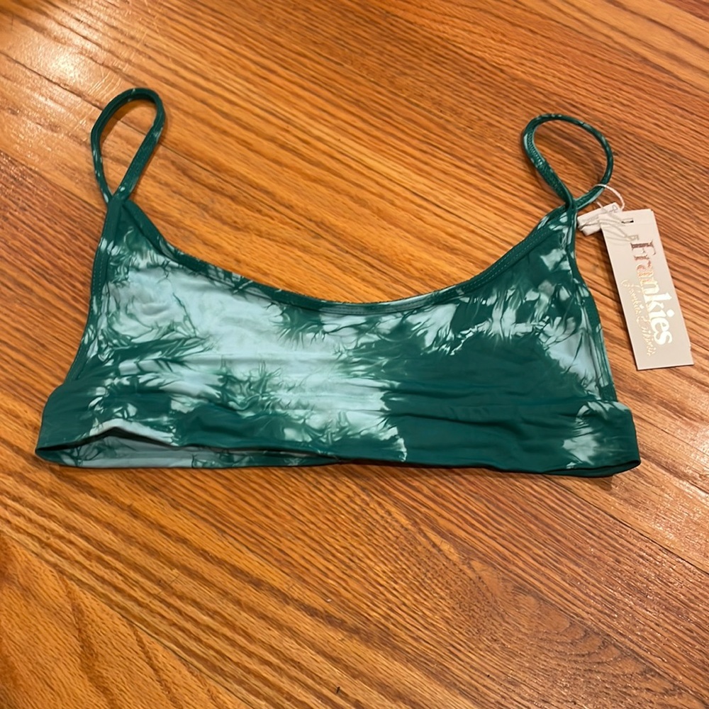 Frankie’s bikini’s tie dye bikini top brand new